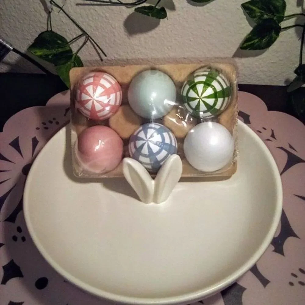 NWT Threshold/Target Bunny Ear Ceramic Serving Dish W/FREE Decorative Wood Eggs